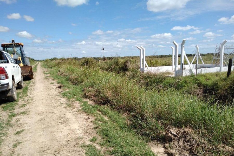 Obra refuerzo Gasoducto - Comuna de Franck