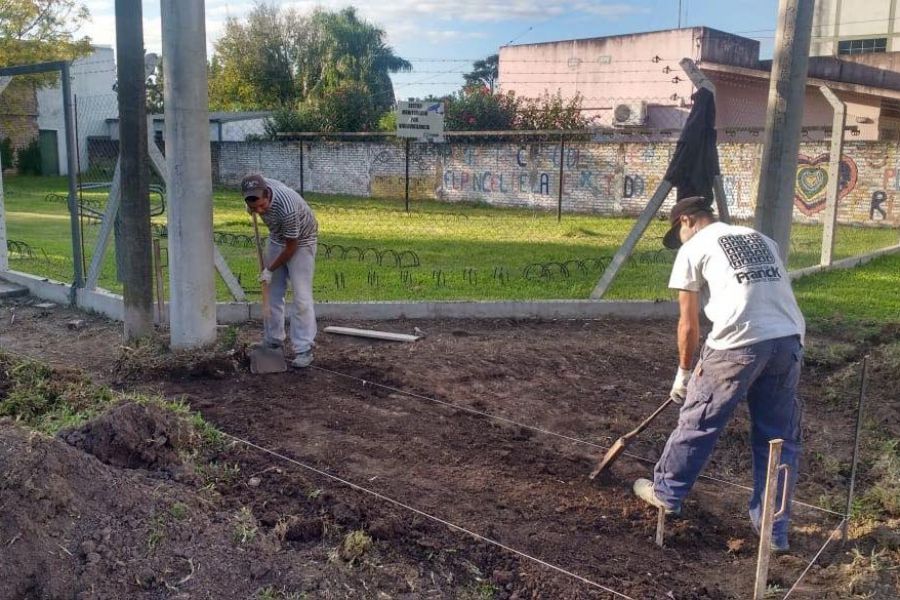 Obras en la EETP 298