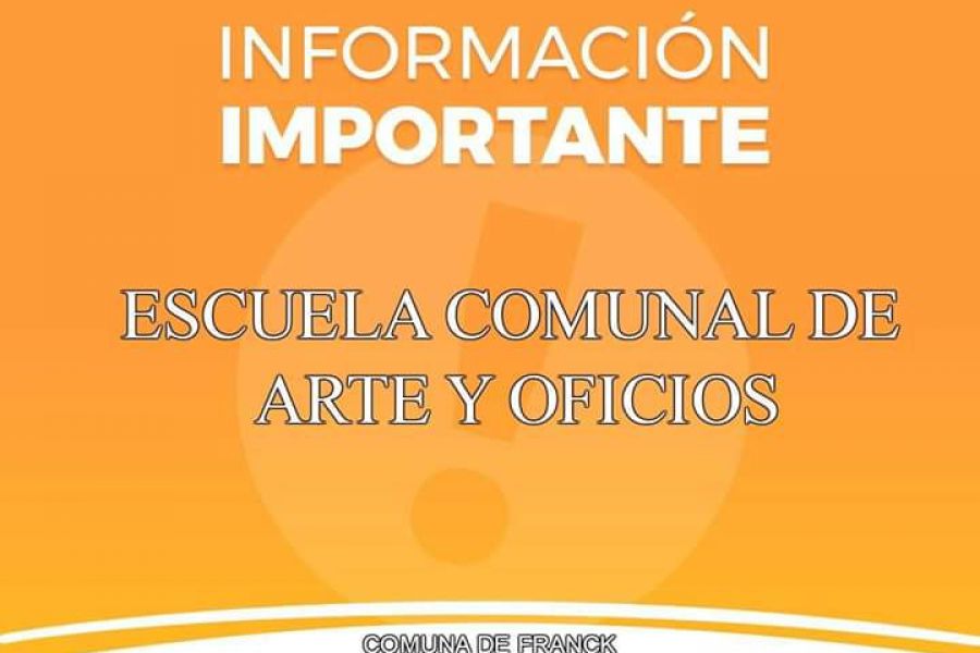 Actividad normal en la Escuela de Arte y Oficios