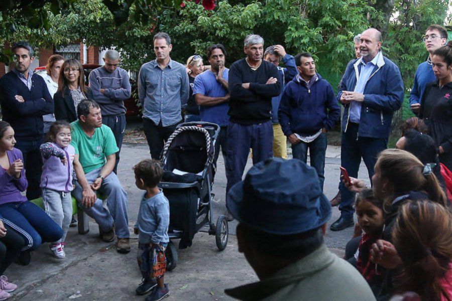 Mateada de Perotti en Centro Comunitario de Rosario