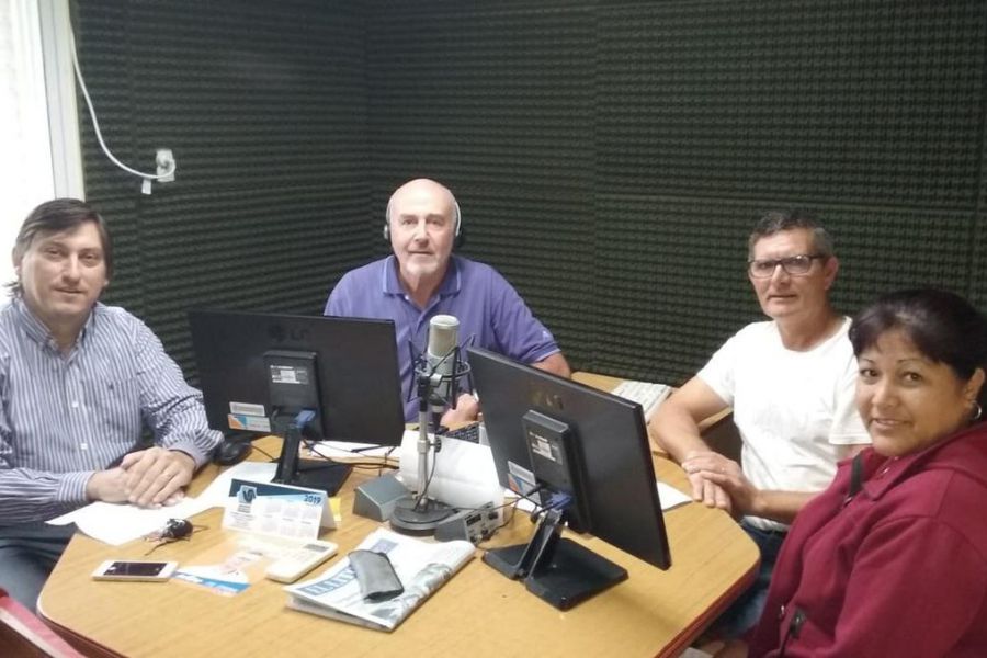 Siebenhaar con Mottura y Falcón en FM Spacio