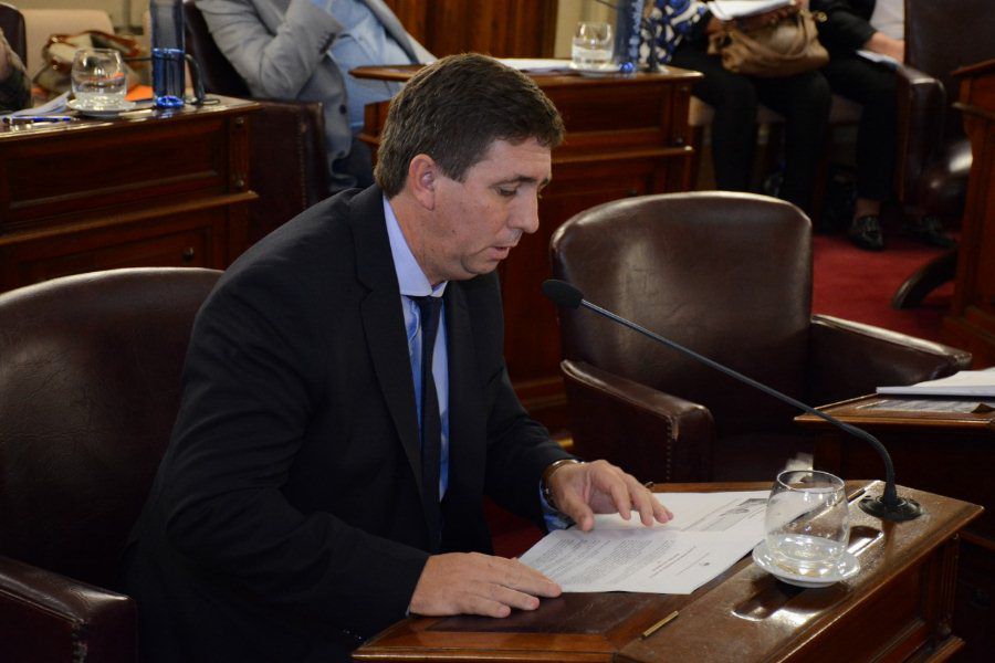 Ruben Pirola en la Cámara de Senadores