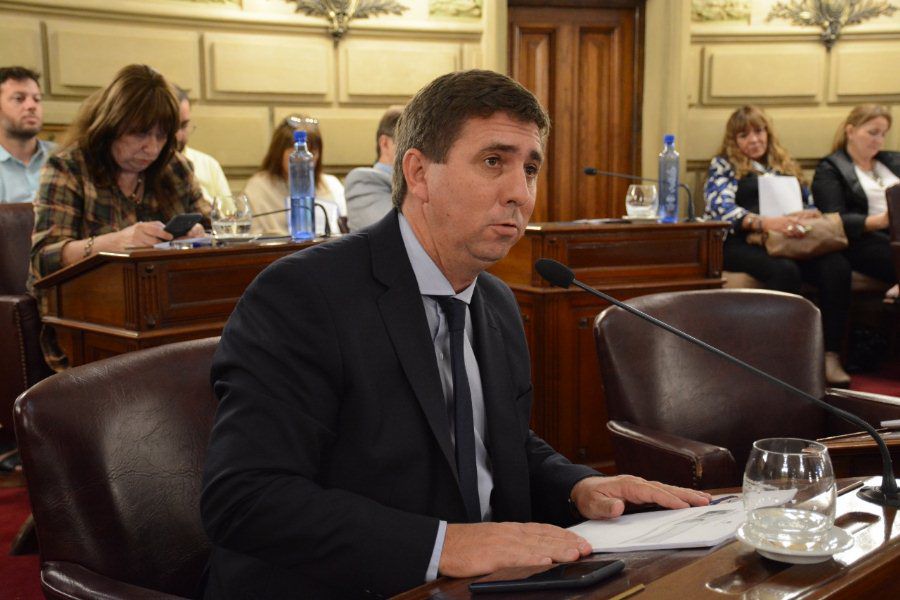 Ruben Pirola en la Cámara de Senadores