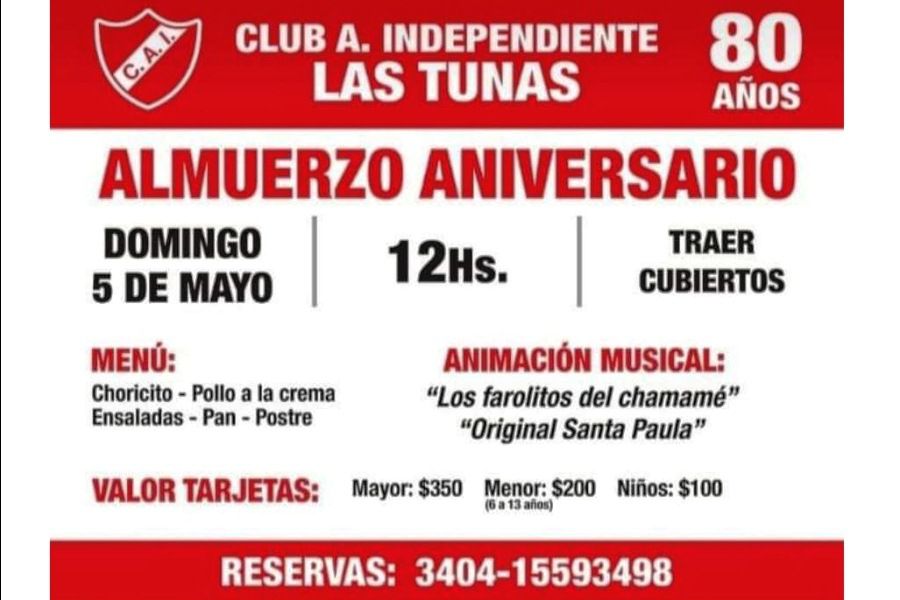 80 Aniversario CAI de Las Tunas