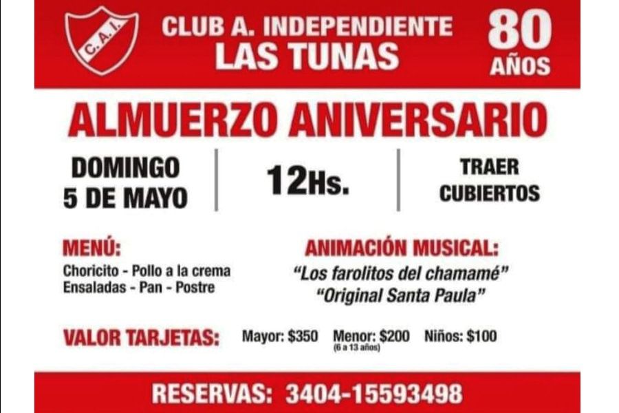 80 Aniversario CAI de Las Tunas