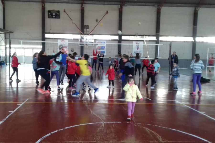 Voley con Torta fritas y Amigos