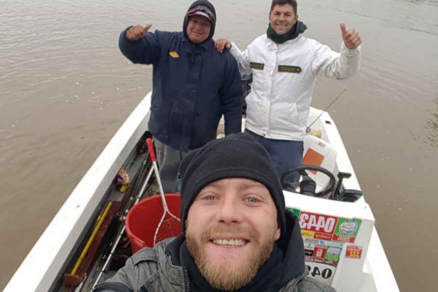 Pescadores franckinos en La Paz