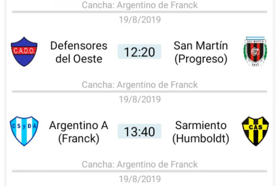 Campeonato Femenino LEF - Fecha 9