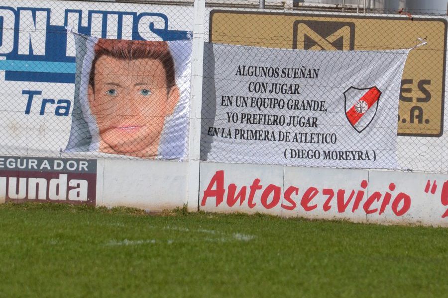 Bandera homenaje Diego Moreyra- LEF Tercera CAF vs CDUP
