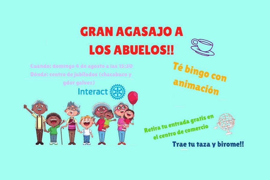 Agasajo a los Abuelos - Afiche Interact