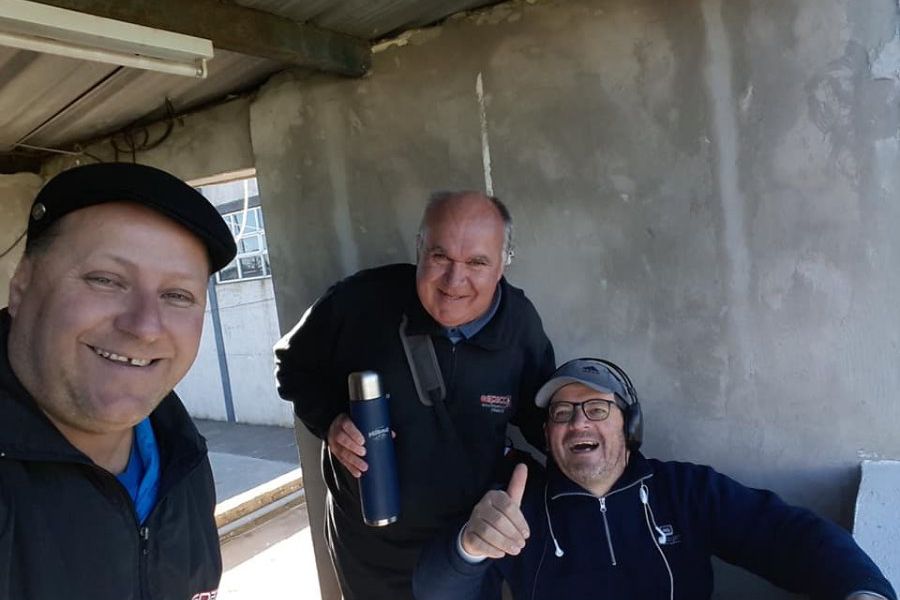 Genesio con Franzen y Bidart