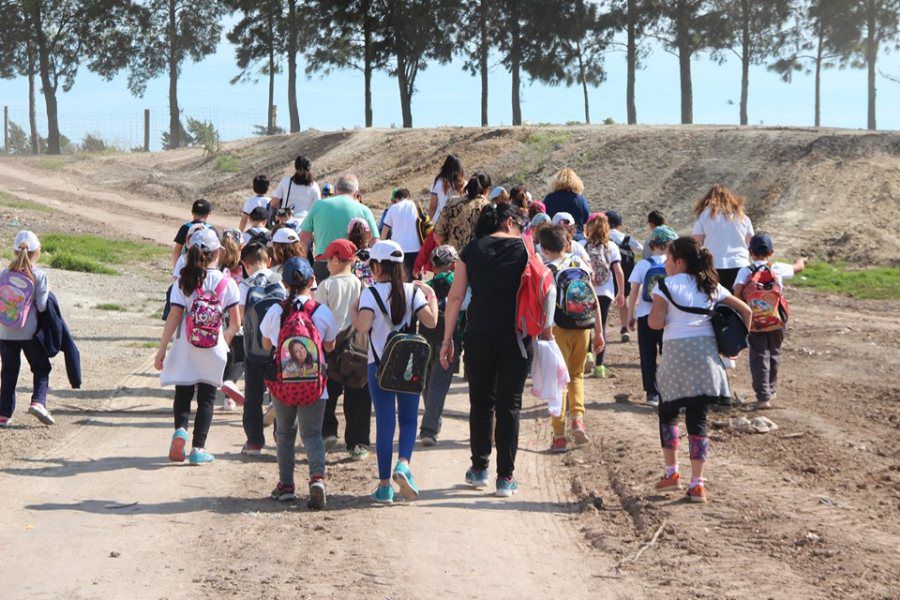 Alumnos de la Escuela 321 en FIMA