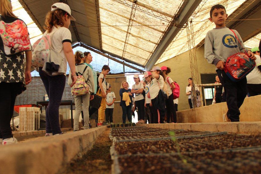 Alumnos de la Escuela 321 en FIMA