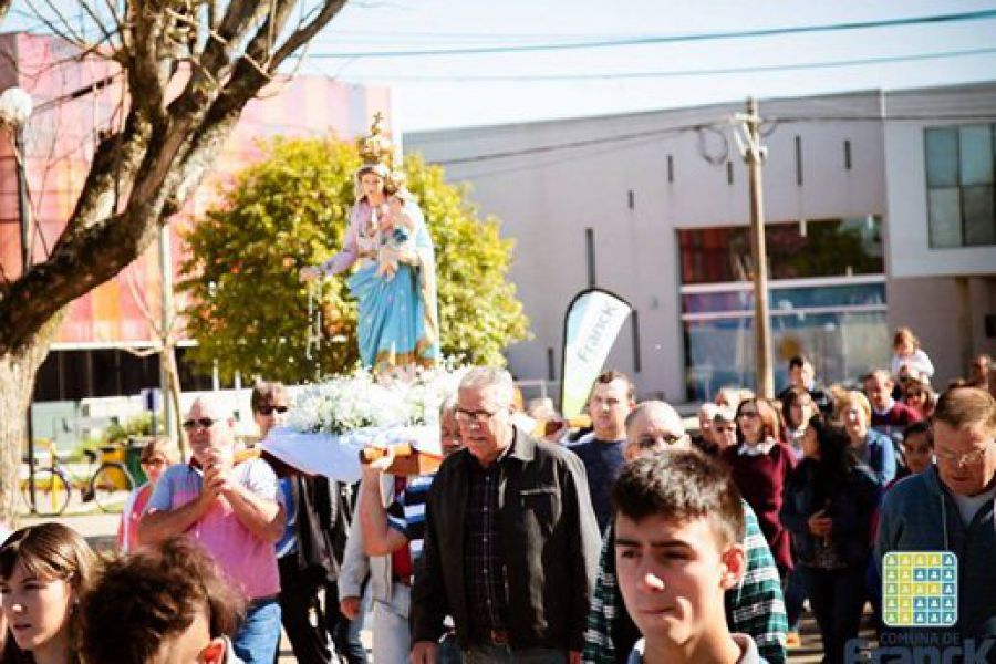 Día de la Virgen del Rosario en Franck