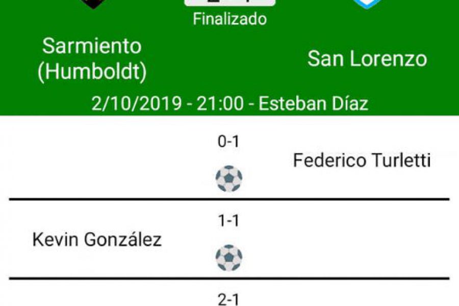 LEF Tercera CAS vs SLFC - Resultado Vuelta