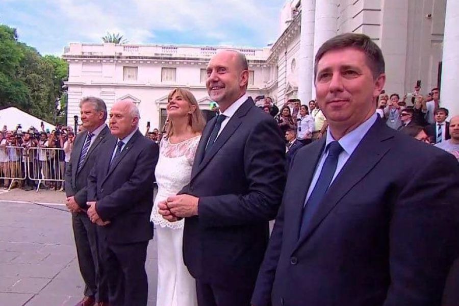 Pirola en la asunción de Perotti y Rodenas