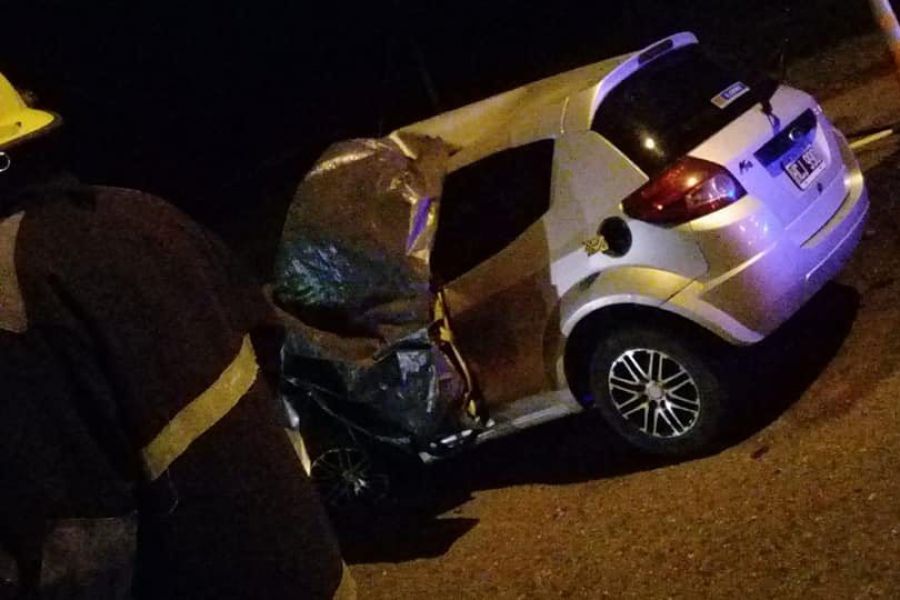 Accidente fatal en Autovía 19 - Foto Bomberos San Agustín