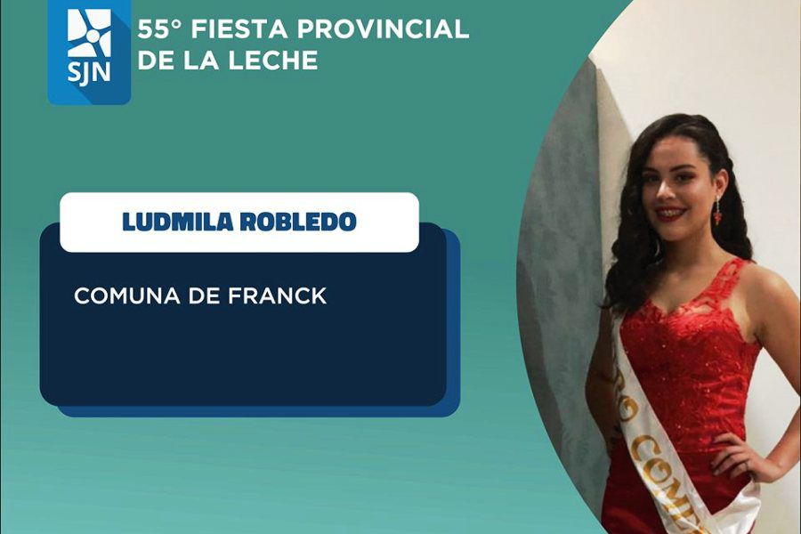 Ludmila Robledo en la 55 Fiesta de la Leche SJN