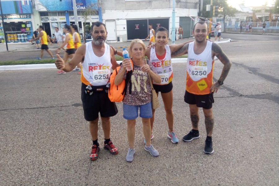 Los González en la Maraton de Reyes