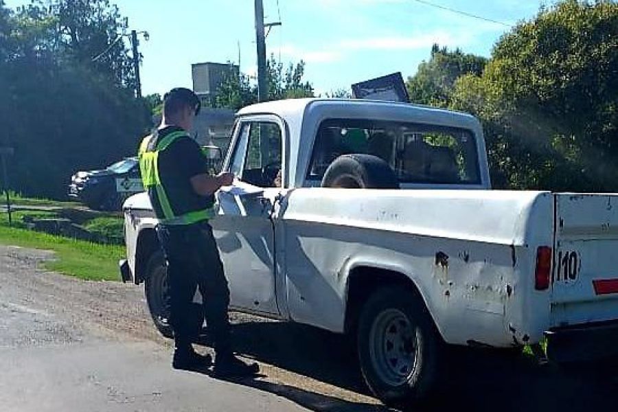 Operativo de control vehicular - Foto URXI