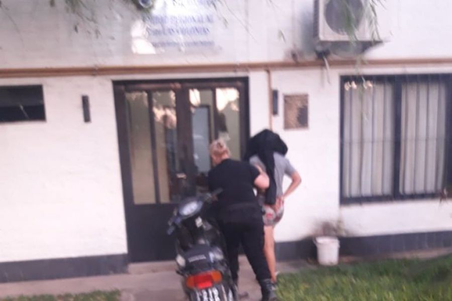 Detenida con moto robada