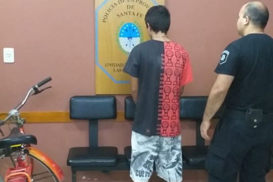 Detenido con bicicleta recuperada