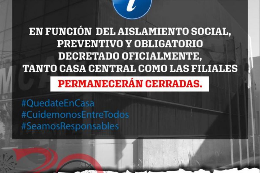 Aviso Covid-19 Mutual CAF