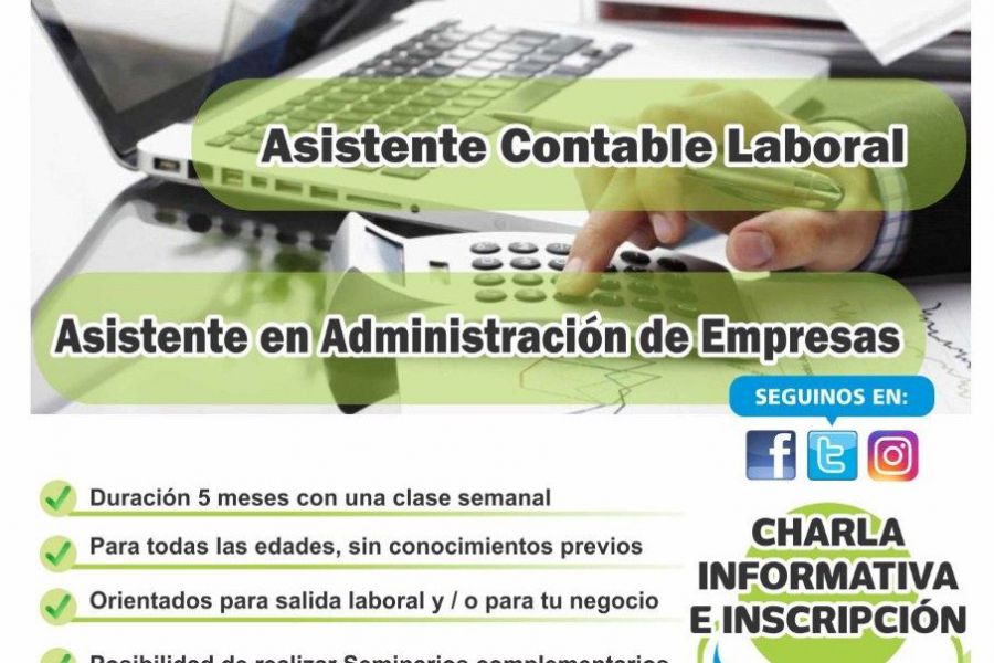 Afiche curso Contable 2020