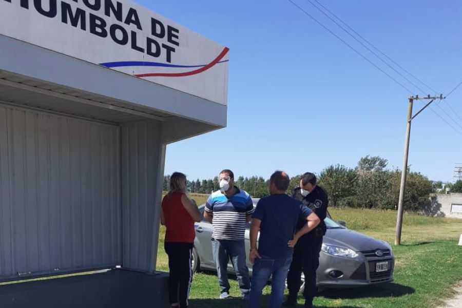 Detención de colectivo en Humboldt