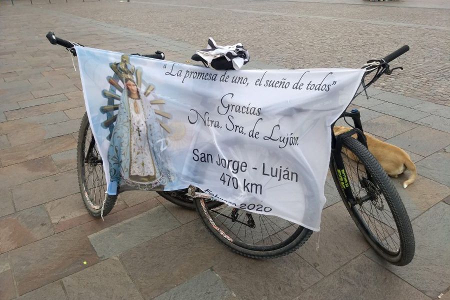 Ciclotursimo hasta la Virgen de Luján