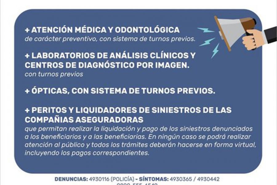 Actividades exceptuadas Decreto 524-20