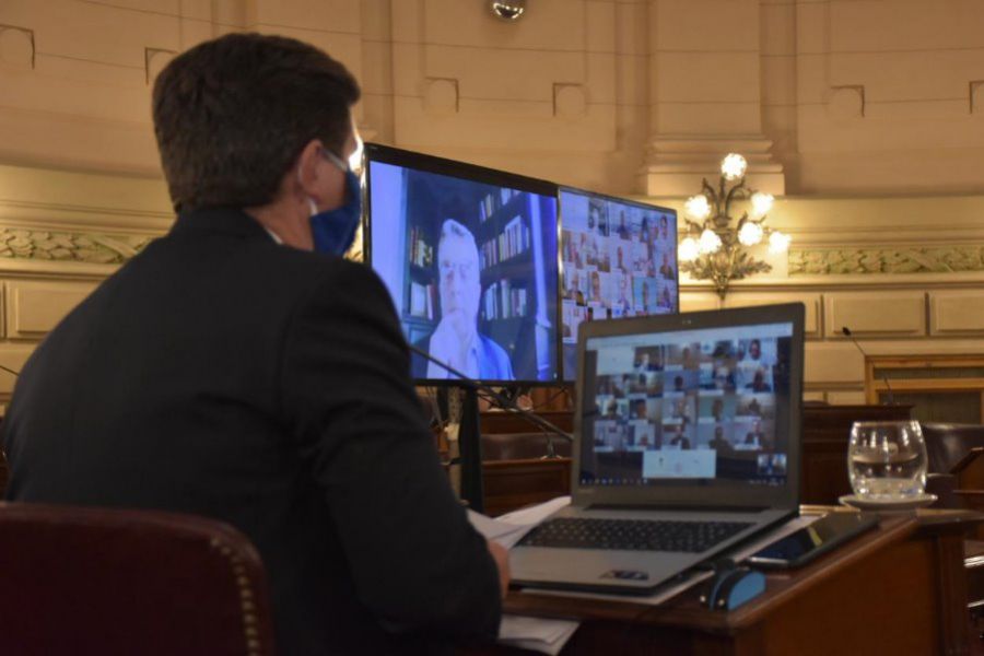 Telesesion de Pirola en la Cámara Alta