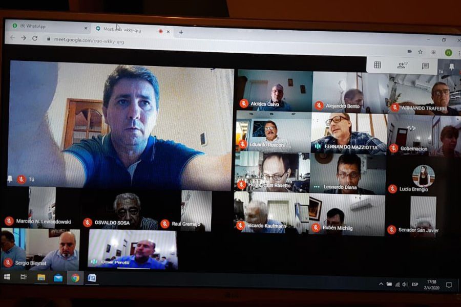Pirola participó de un nuevo encuentro de trabajo con el Gobernador y sus colaboradores