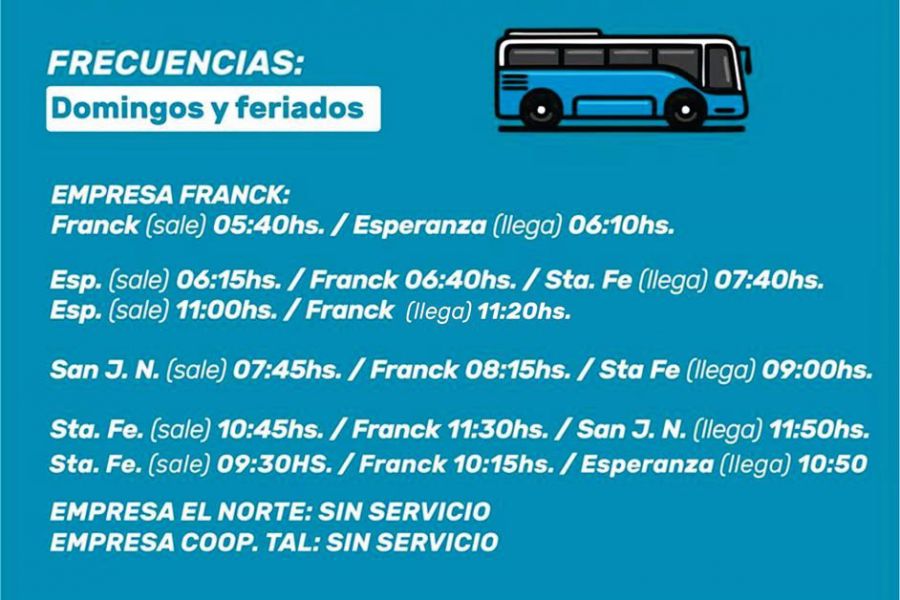 Se activa el transporte interurbano