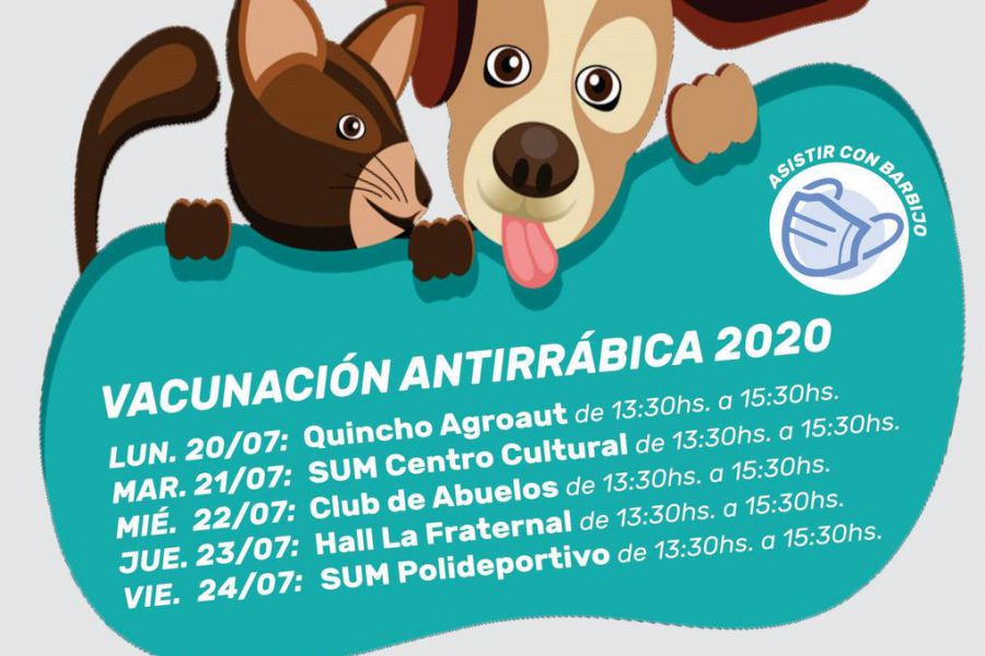 Vacunación antirrábica 2020