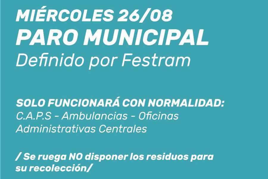 Paro de Festram