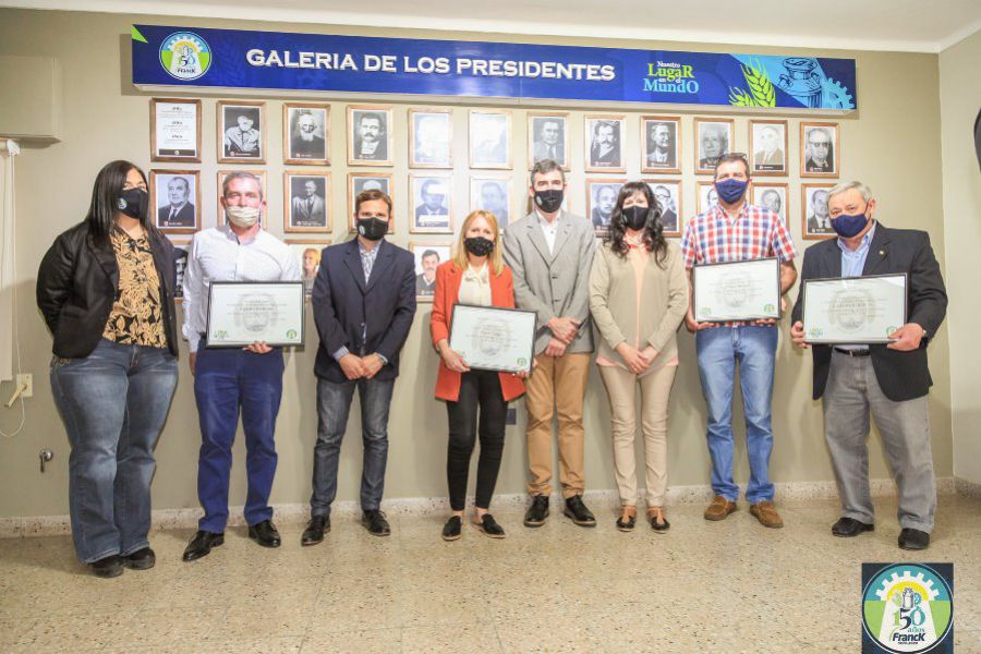 Galería de Presidentes en la Comuna de Franck