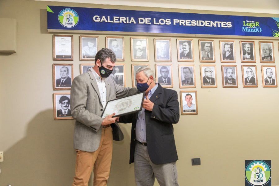 Galería de Presidentes en la Comuna de Franck