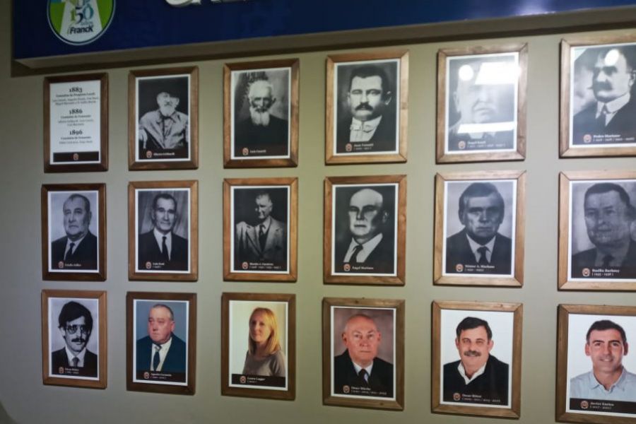 Galería de Presidentes en la Comuna de Franck