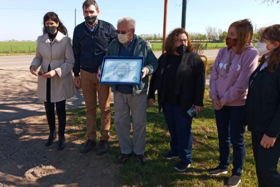 Inauguración de calle Domingo Brusa