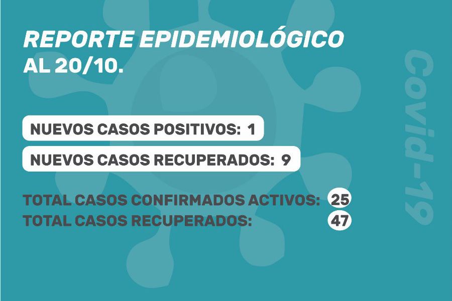Reporte oficial de Covid-19 al 20/10/2020