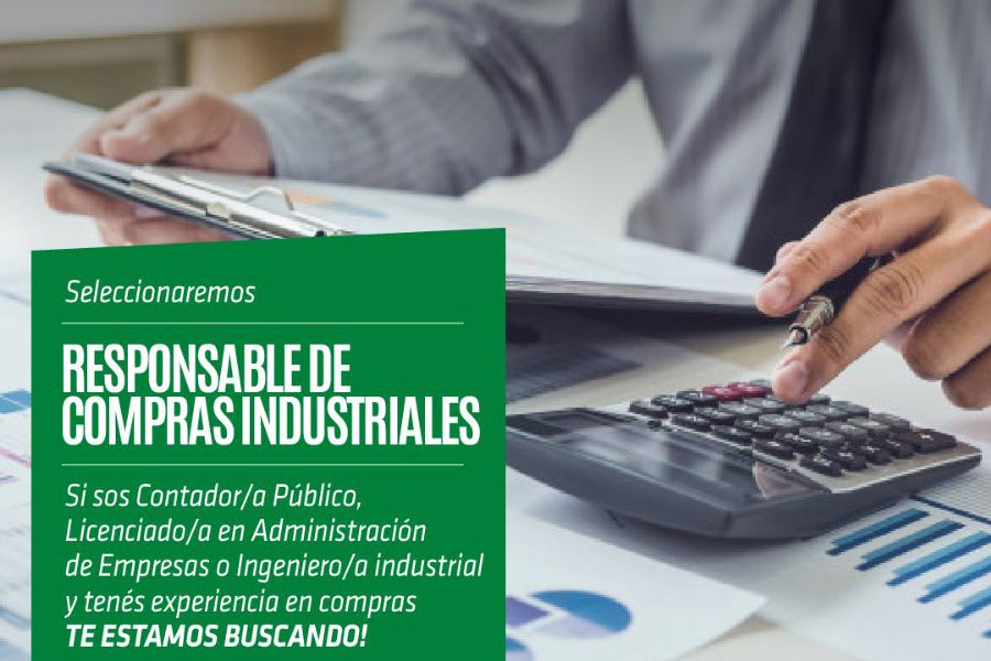 Aviso Responsable de Compras Industriales - La Lehmann