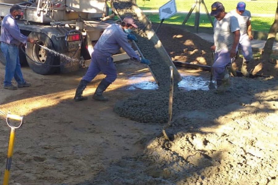 Pavimentación de calle Estanislao López - Comuna de Franck