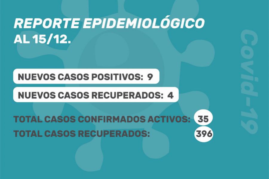 Reporte Oficial Covid-19 del 15 de Diciembre 2020