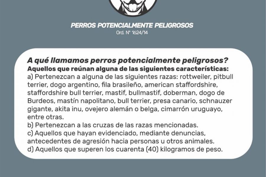 Canino potencialmente peligroso