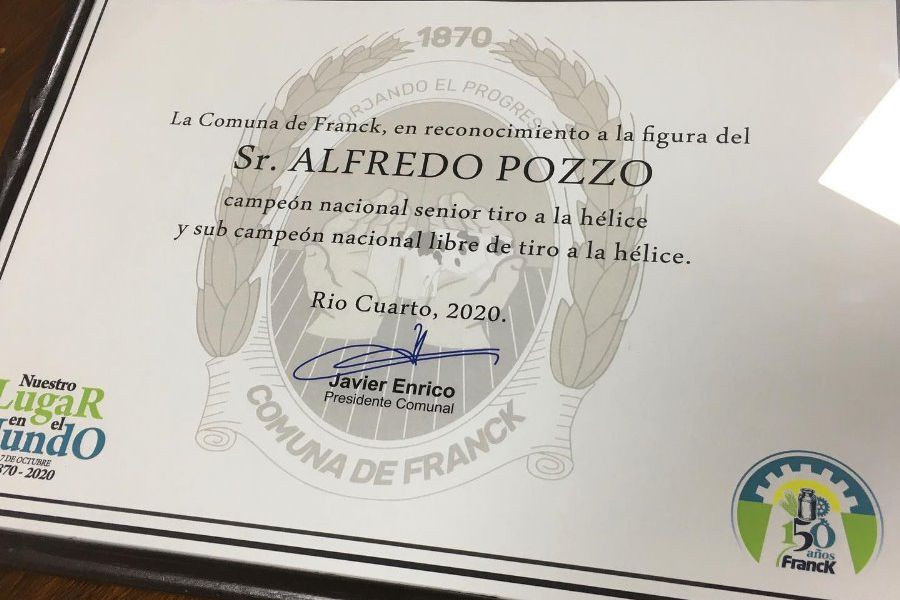 Reconocimiento y distinción para Alfredo Pozzo