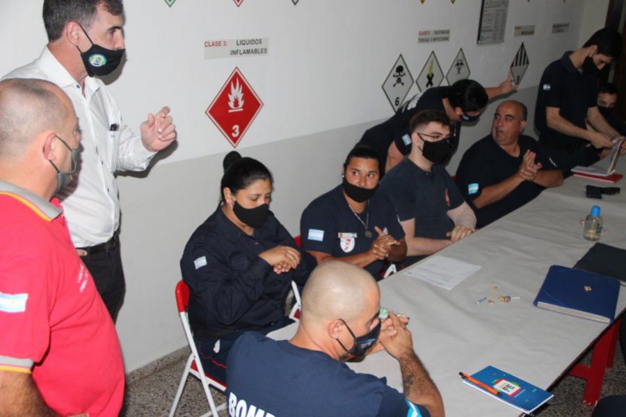 Enrico en reunión de la Regional 3 Bomberos Voluntarios