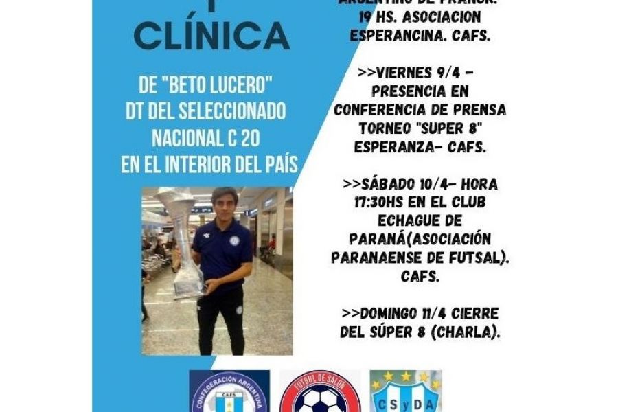 Charla y Clínica de Beto Lucero