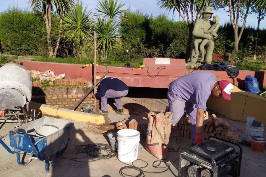 Obras en el reservorio