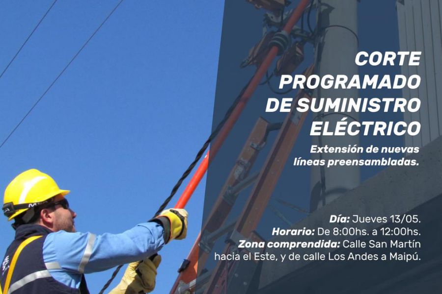 Corte suministro eléctrico - Aviso EPE